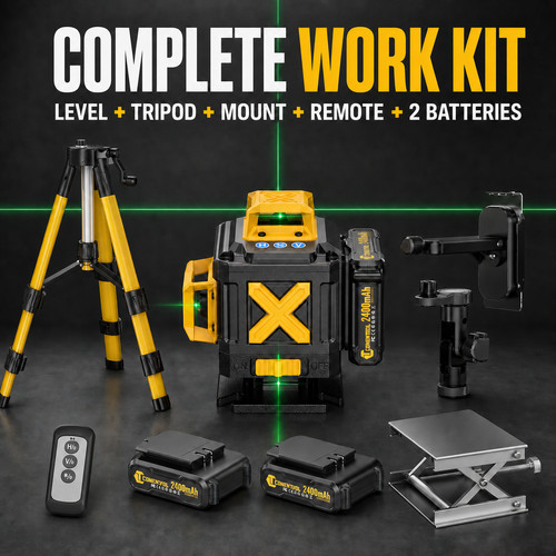 Green laser level lines - green, 16